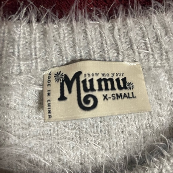 Show Me Your Mumu Sweater Dress - silver star - Picture 3 of 3